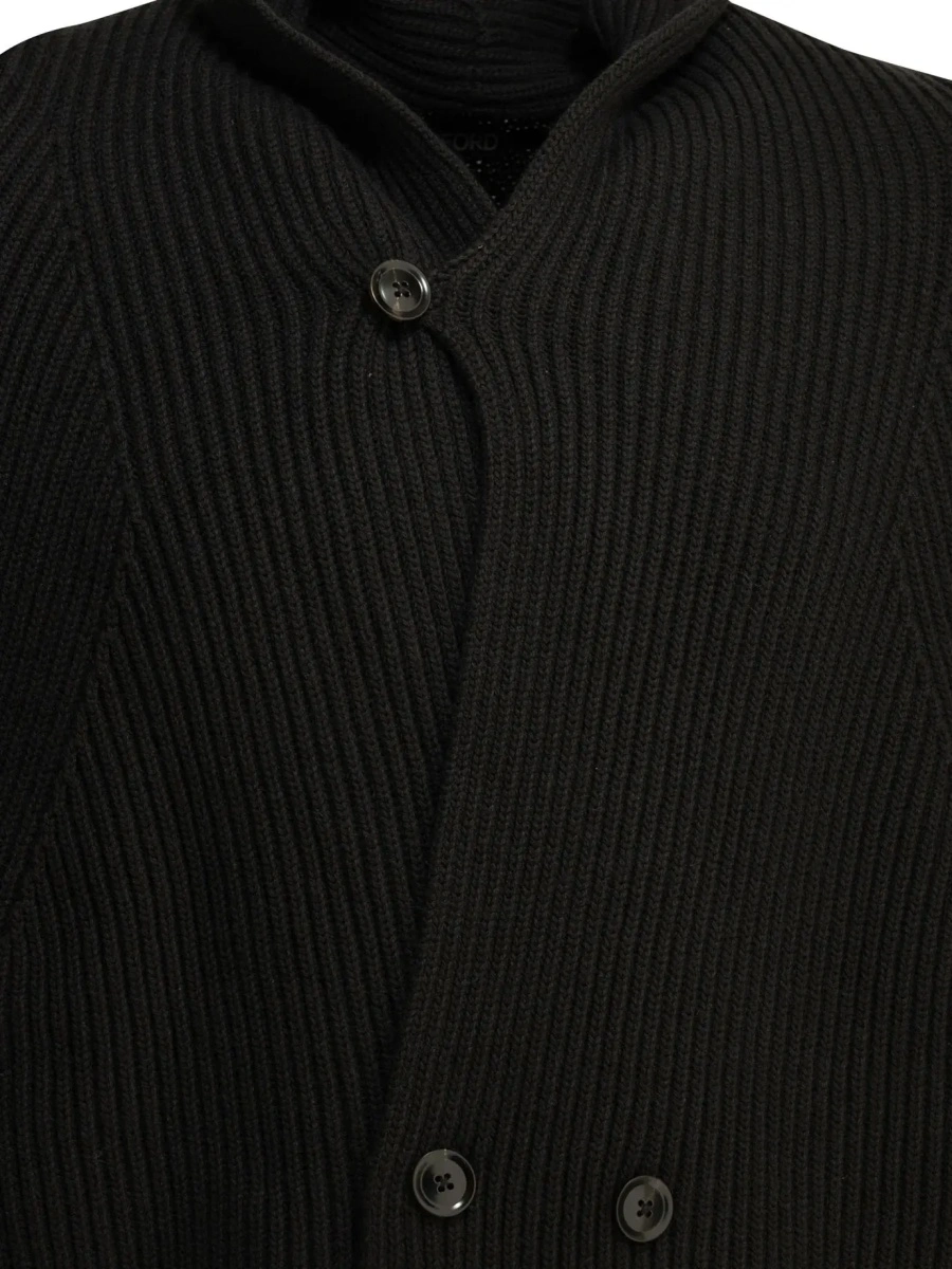 Cardigan Double-breasted cashmere cardigan - Img 3