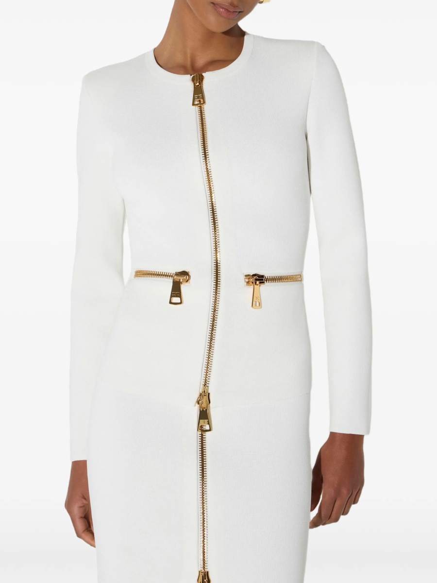 Cardigan Elisabetta Franchi alb - Img 4