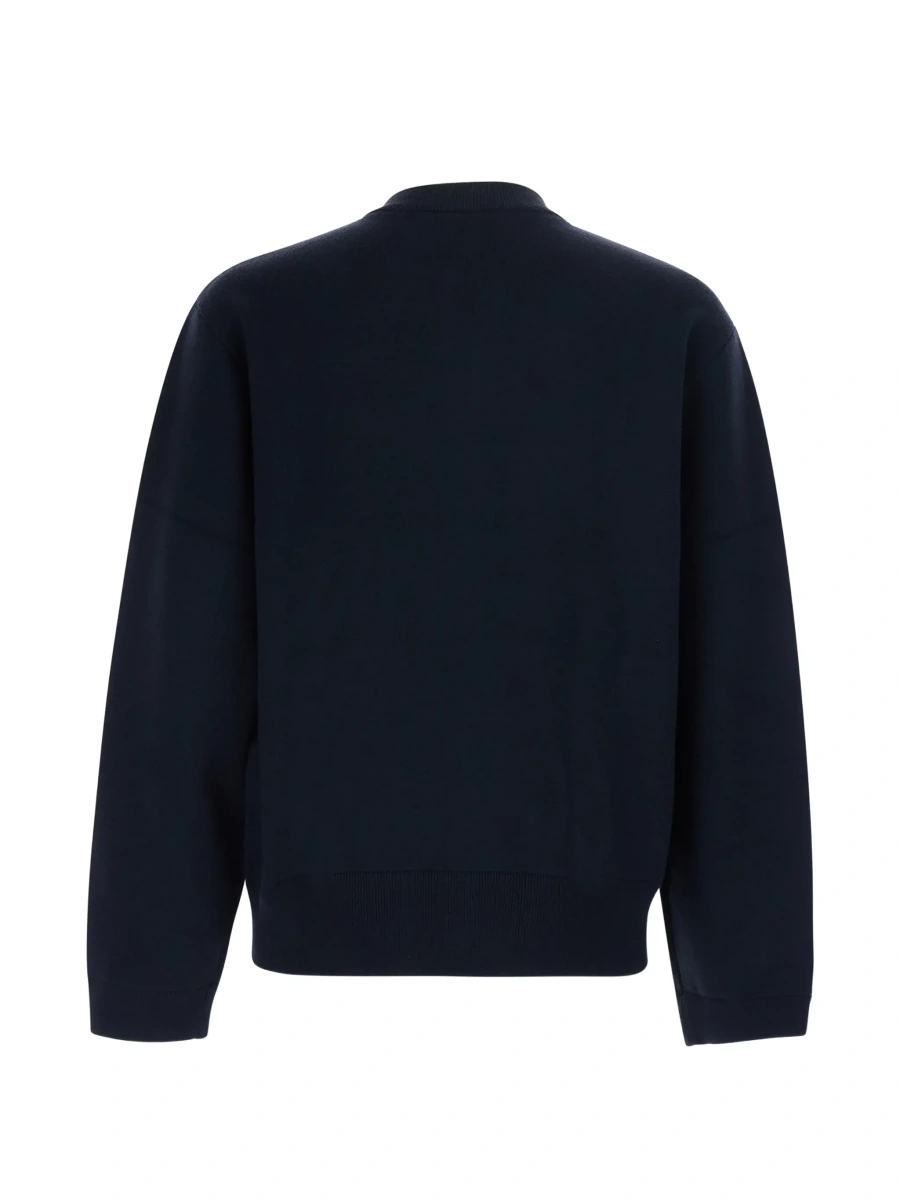Cardigan Emporio Armani albastru din lana - Img 4
