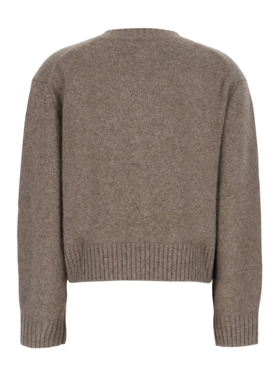 Cardigan LOULOU DE SAISON bej din lana - Img 2