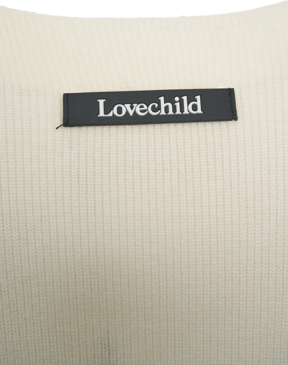 Cardigan Lovechild alb - Img 4