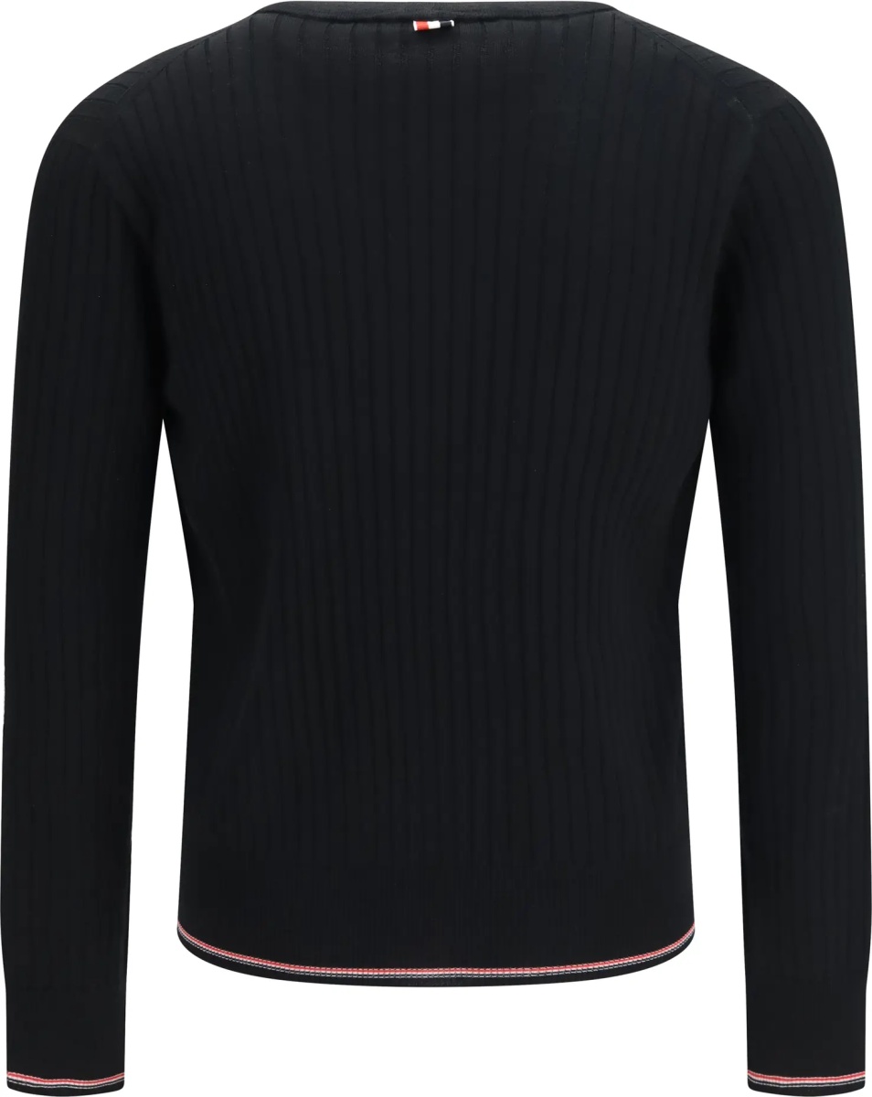 Cardigan Ribbed merino wool Cardigan - Img 2