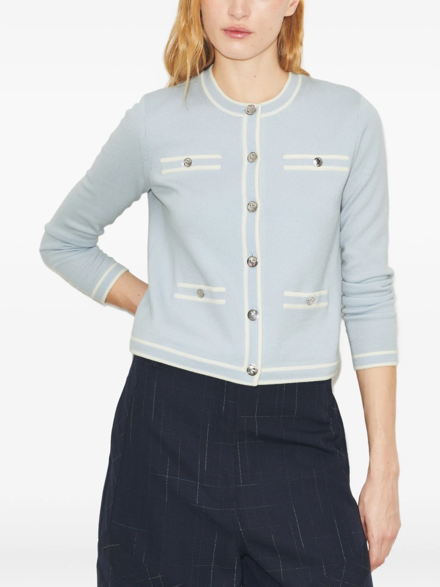 Cardigan Tory Burch albastru - Img 4