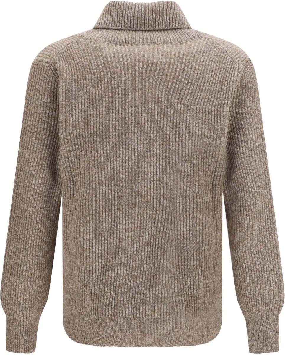 Cardigan Virgin Wool Shawl Collar Cardigan - Img 2