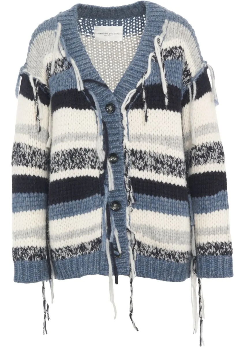 Cardigane Cardigan with fringe details - Img 2