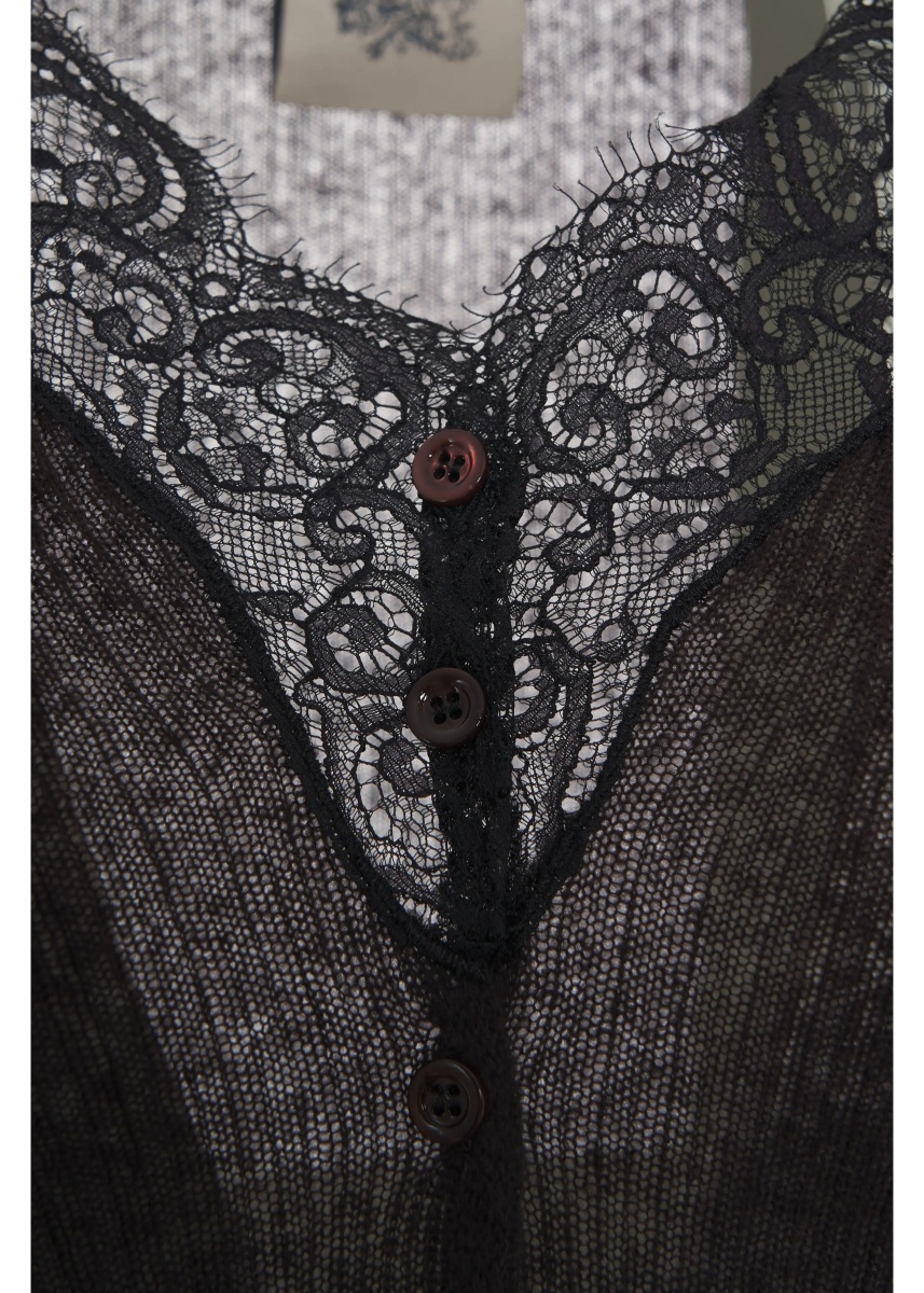 Cardigane Cardigan with v-neck - Img 4