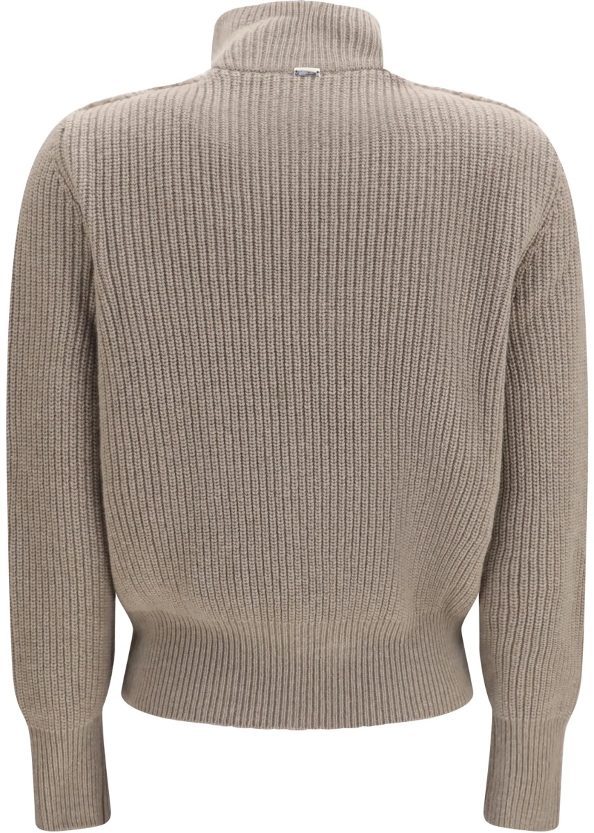 Cardigane Resort ribbed pure wool Cardigan - Img 2