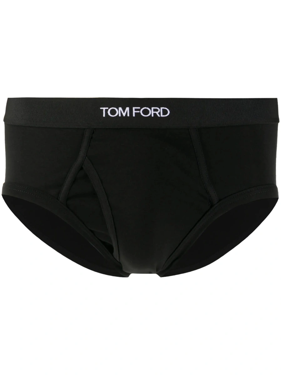 Chiloti Tom Ford negri din bumbac - Img 6
