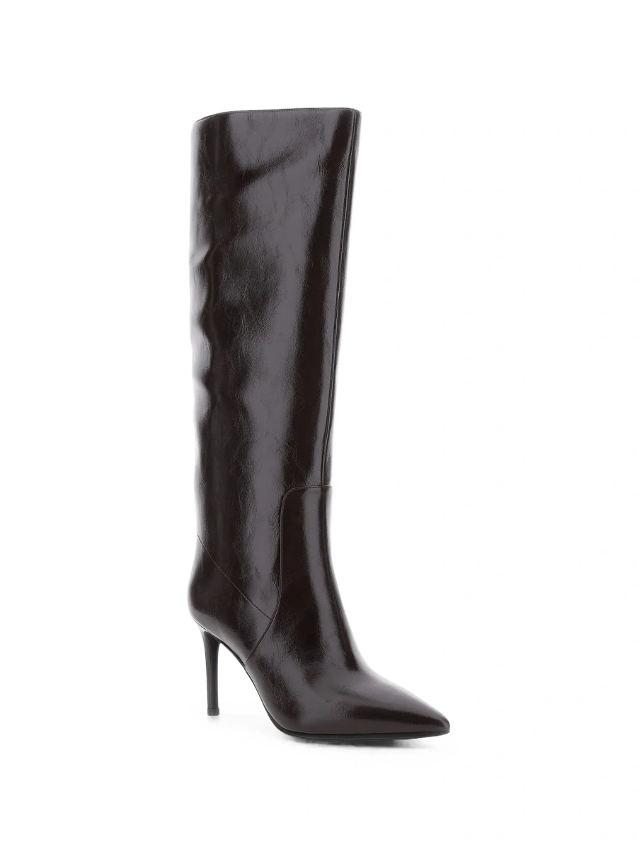 Cizme Jeffrey Campbell maro din piele 'Arsen' - Img 5