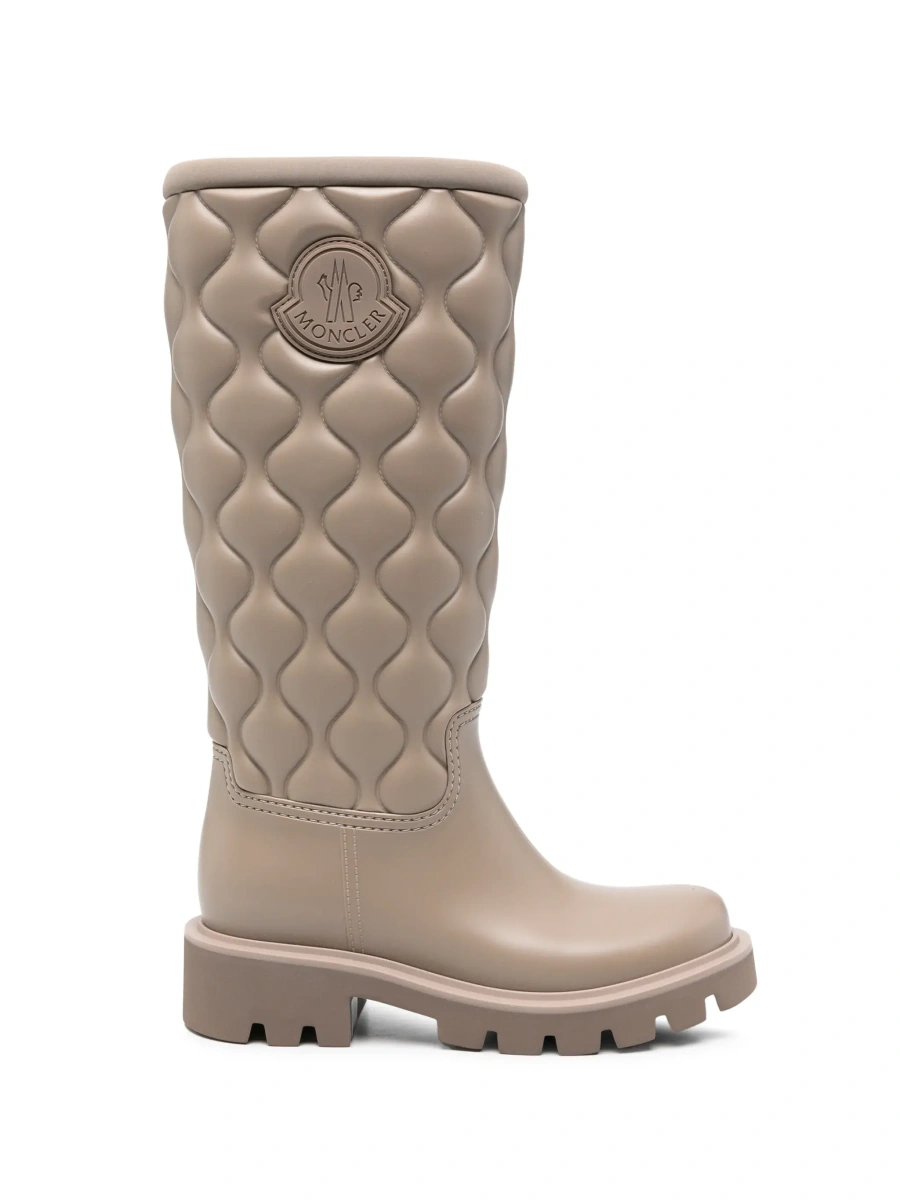 Cizme Moncler bej din plastic - Img 8