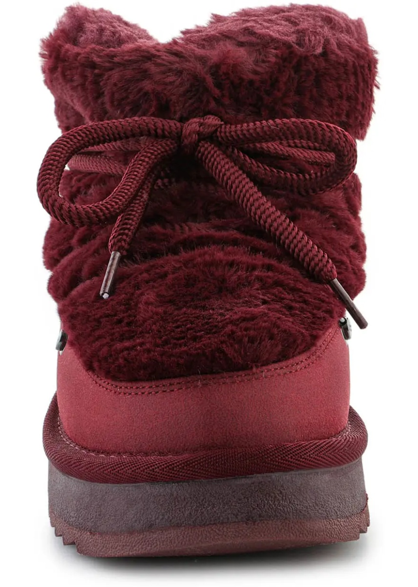 Cizme Nordic TRK Fur Low Burgundy - Img 2
