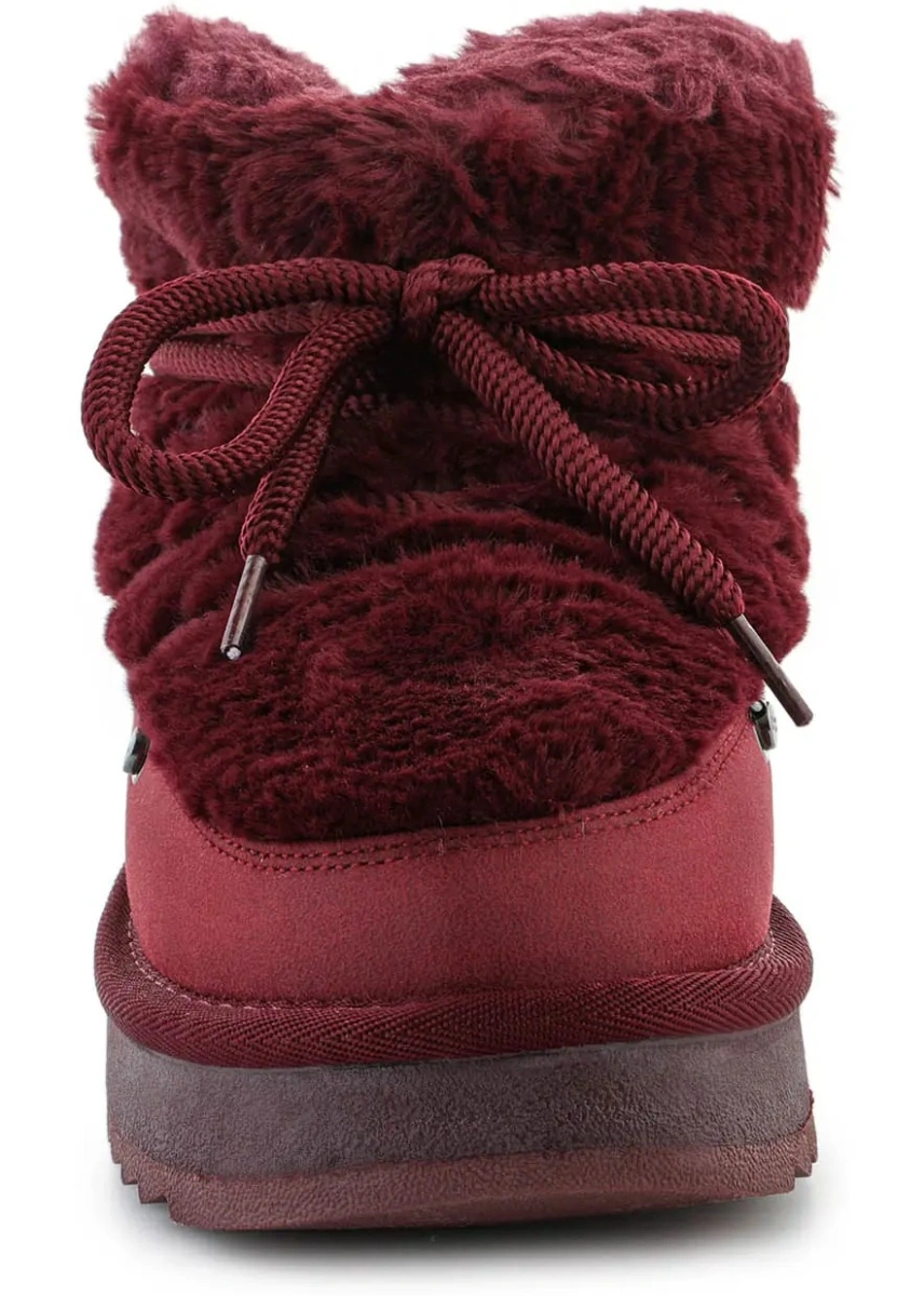 Cizme Nordic TRK Fur Low Burgundy - Img 2