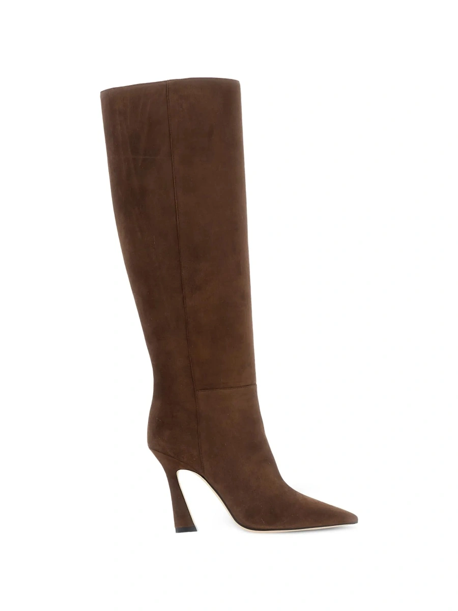 Cizme Stuart Weitzman maro din piele - Img 8