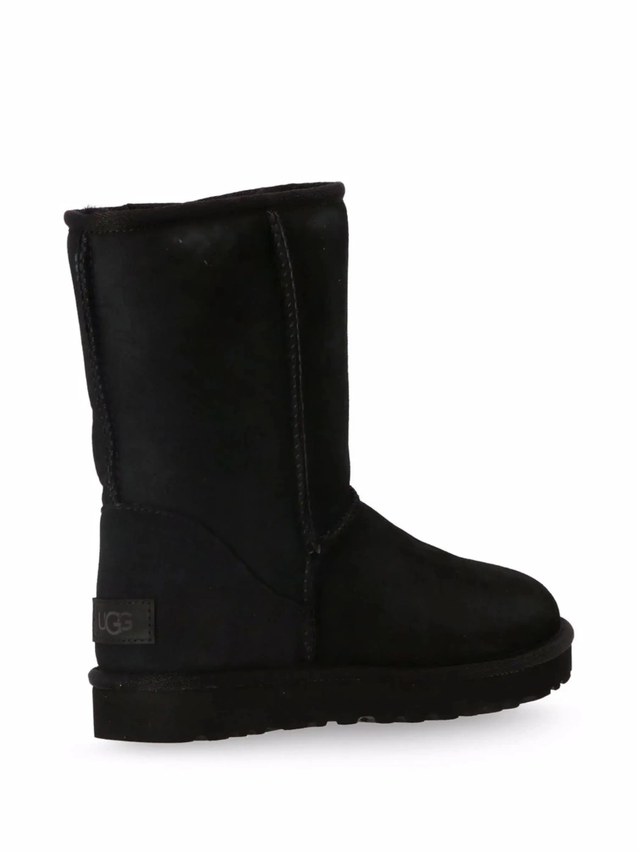 Cizme UGG 'Classic Short' negre din piele intoarsa - Img 6