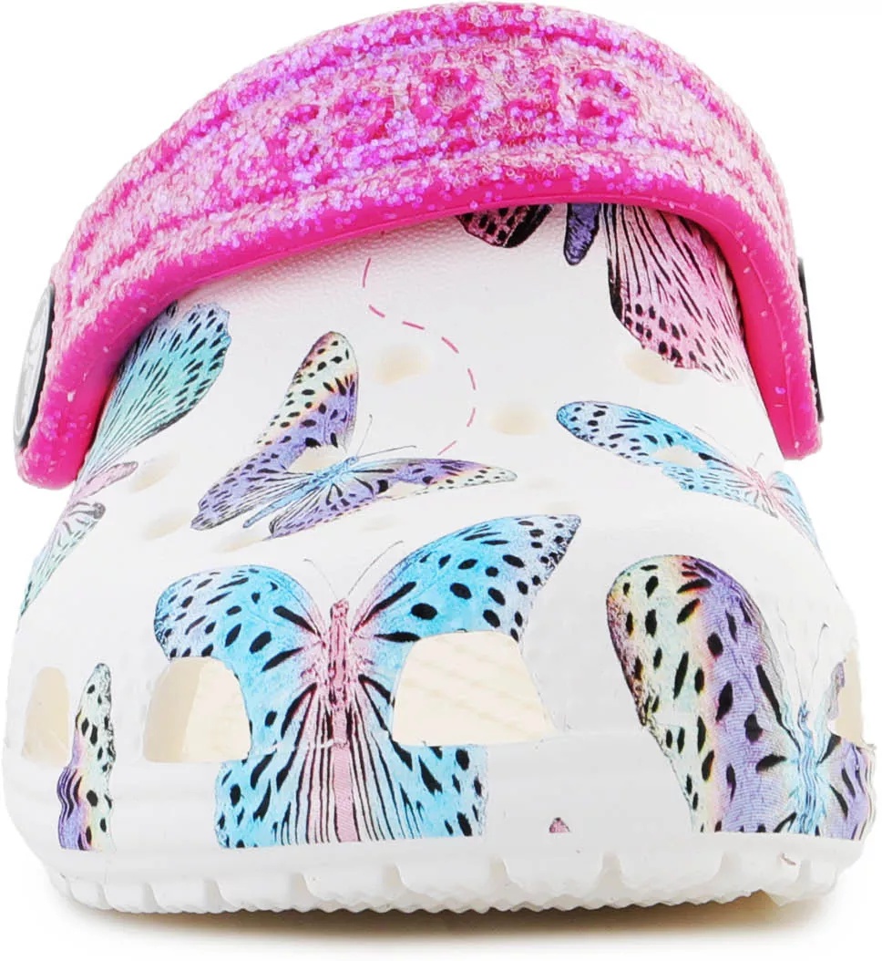 Classic Butterfly Clog T White / Multi 208300 - 94S - Img 2