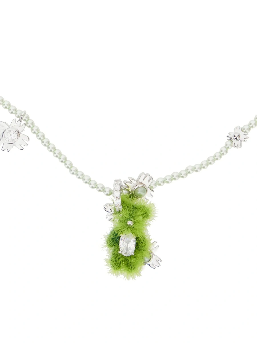 Colier Yvmin verde 'Pearl Garden' - Img 3