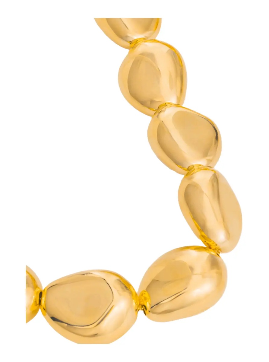 Coliere LACE STONE Necklace in Gold Metal with Natural Stones - Img 2