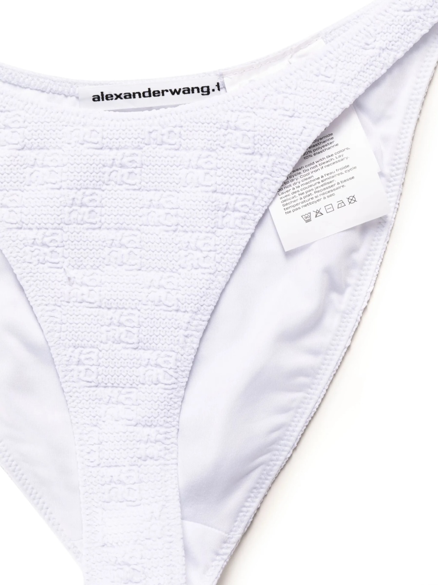 Costum de baie Alexander Wang alb - Img 3