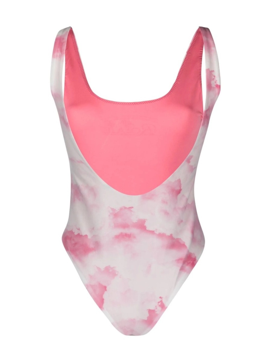Costum de baie intreg ROTATE Birger Christensen roz din spandex/elastan si poliamida - Img 2
