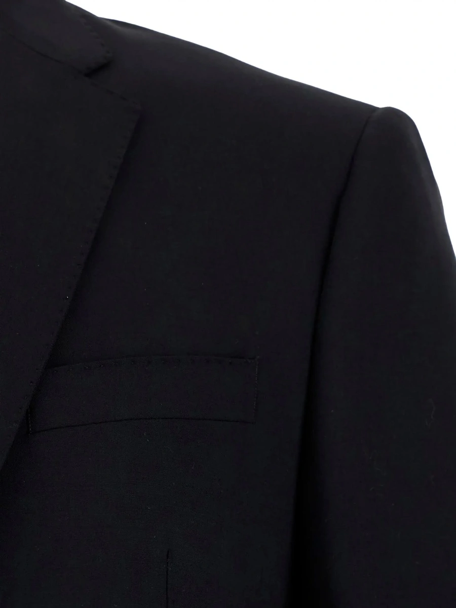 Costum Emporio Armani negru din lana - Img 5