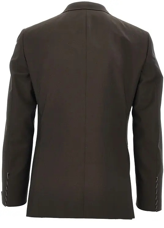 Costum Wool suit with satin details - Img 3