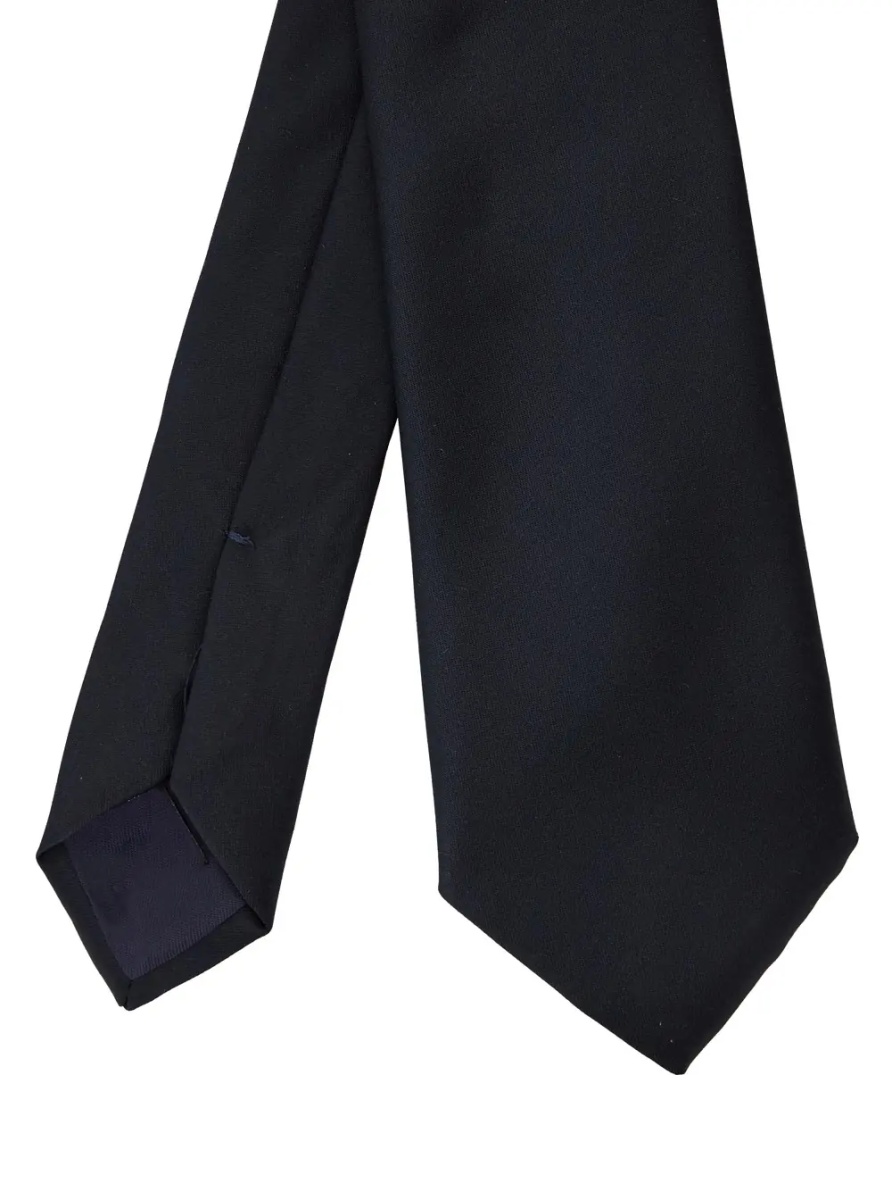 Cravate Tie with Knot Closure on the Back in Tech Fabric Blue Man - Img 2