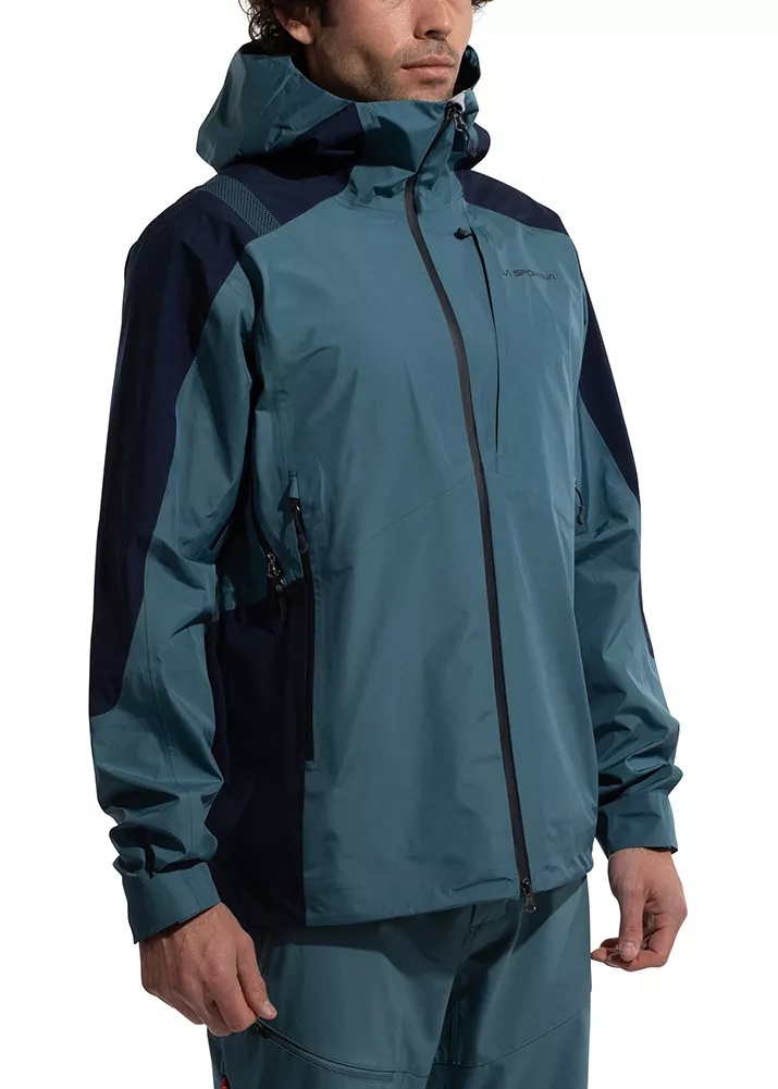 Crossridge Evo Shell Jkt M Hurricane/Deep Sea - Img 3