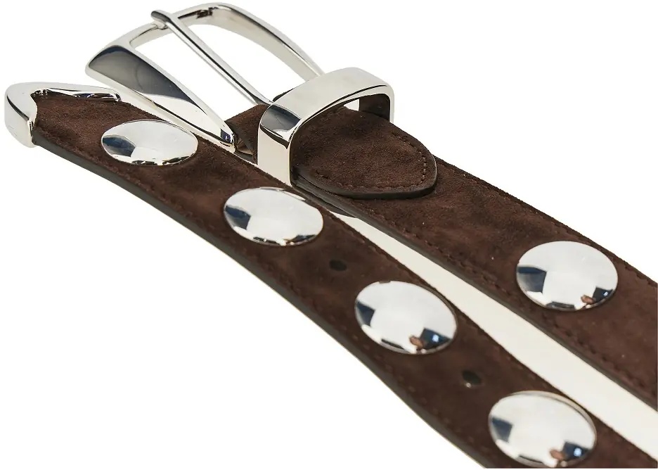 Curea 'Benny' suede leather belt - Img 2