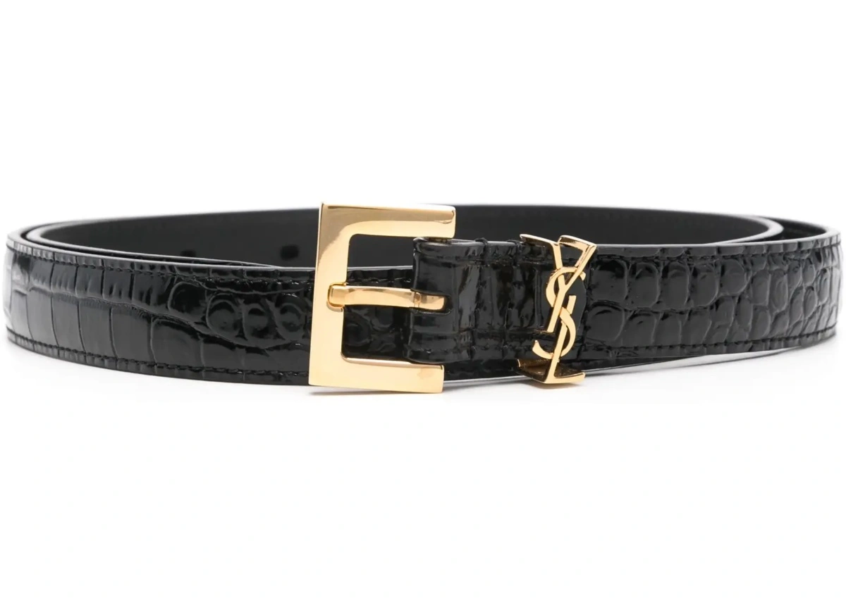 Curea Crocodile-effect Cassandre Belt - Img 4