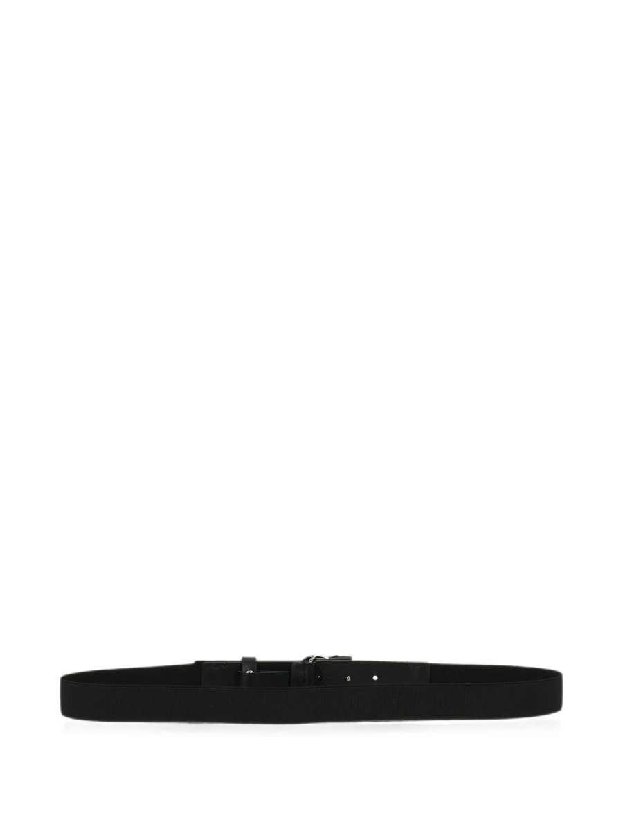 Curea Dolce &amp; Gabbana neagra din piele si spandex/elastan - Img 2