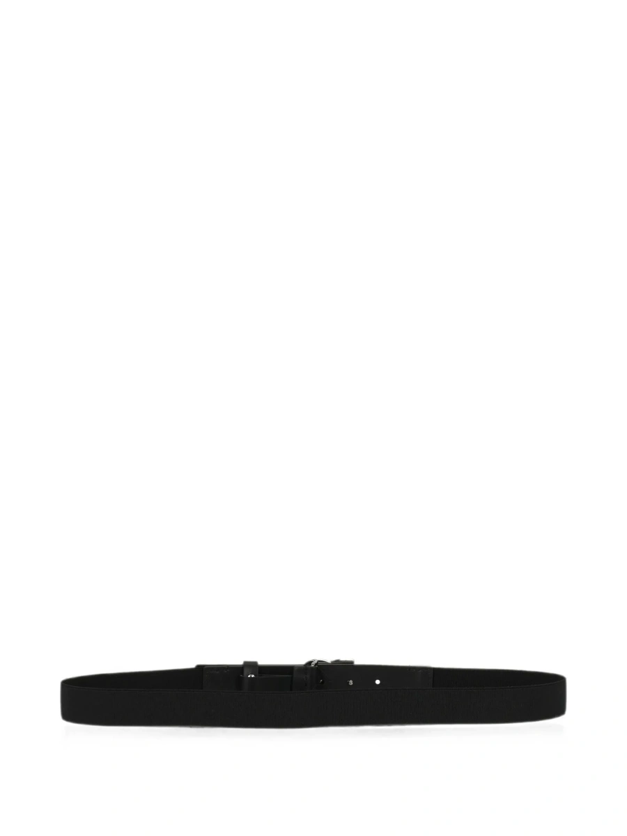 Curea Dolce &amp; Gabbana neagra din piele si spandex/elastan - Img 2