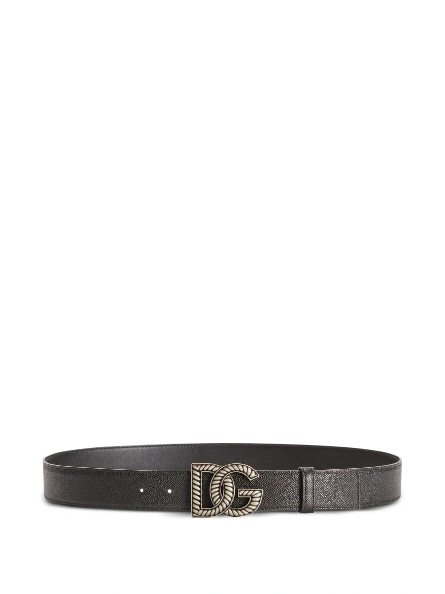Curea Dolce &amp; Gabbana neagra din piele - Img 5