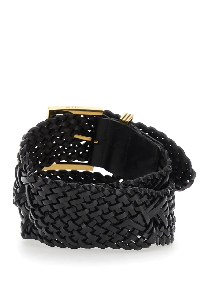 Curea ETRO neagra din piele - Img 2