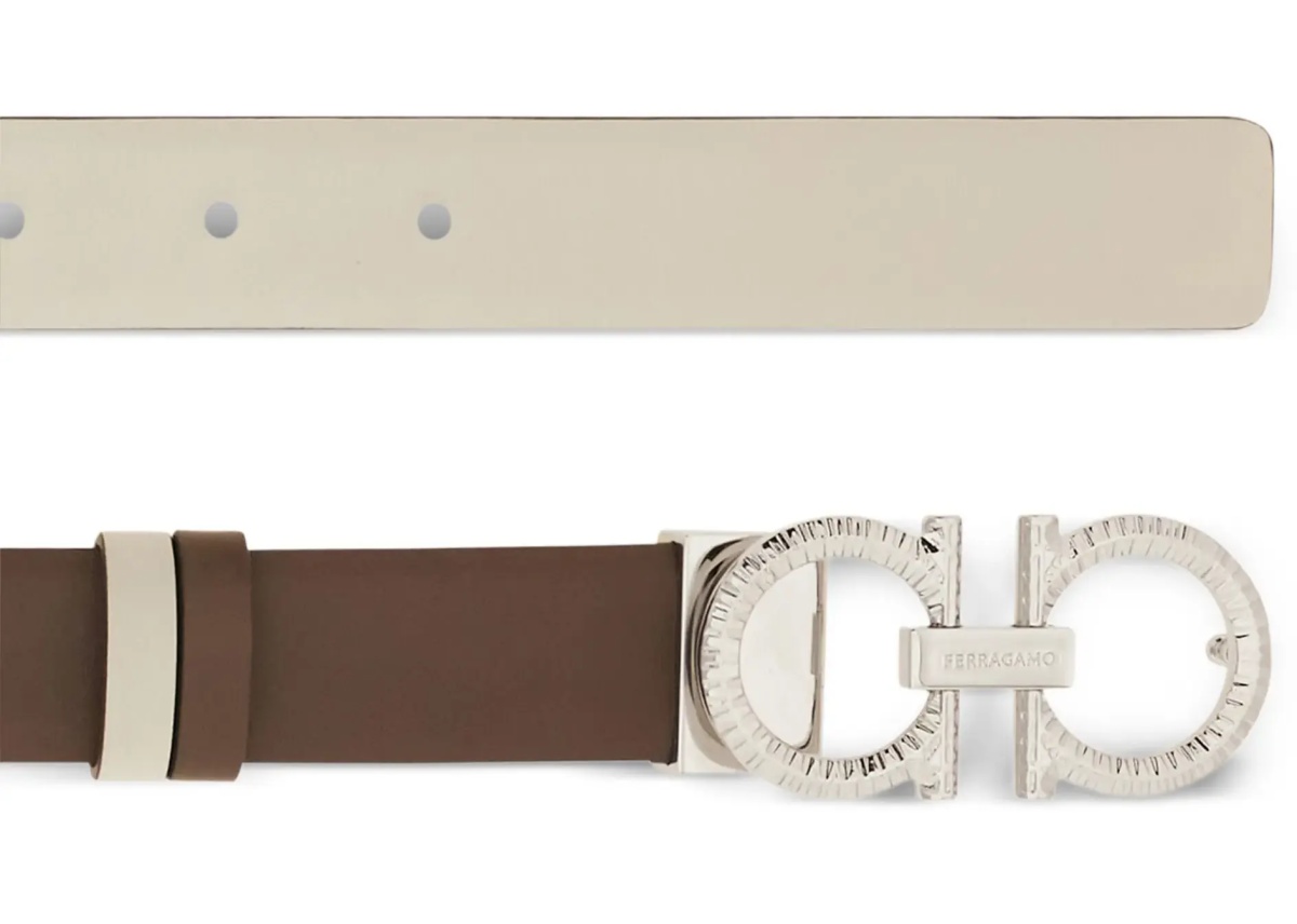 Curea Reversible and adjustable Gancini Belt - Img 3