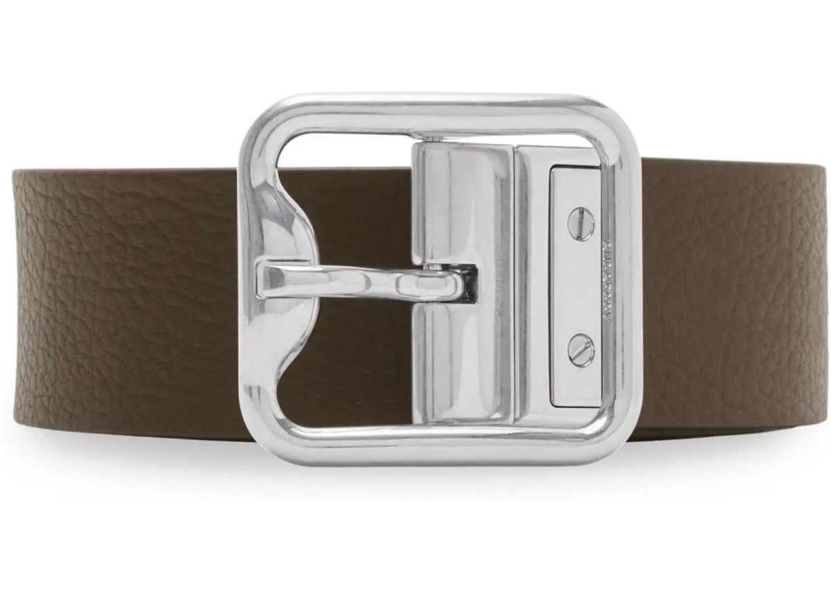 Curea Reversible B Buckle Check Belt - Img 4