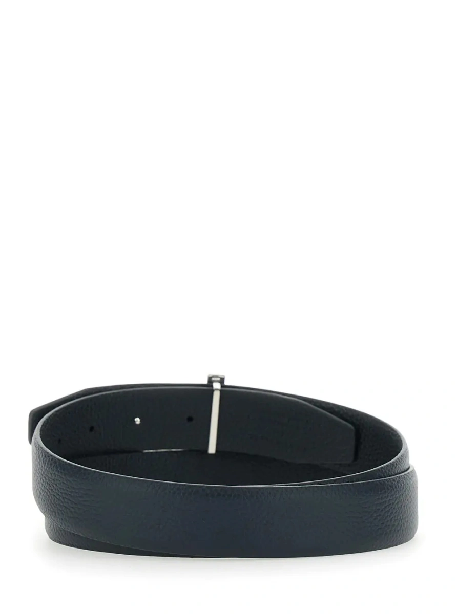 Curea Tom Ford albastra din piele - Img 2