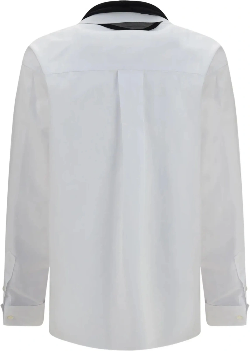 Esarfa Cotton poplin Scarf Shirt - Img 4