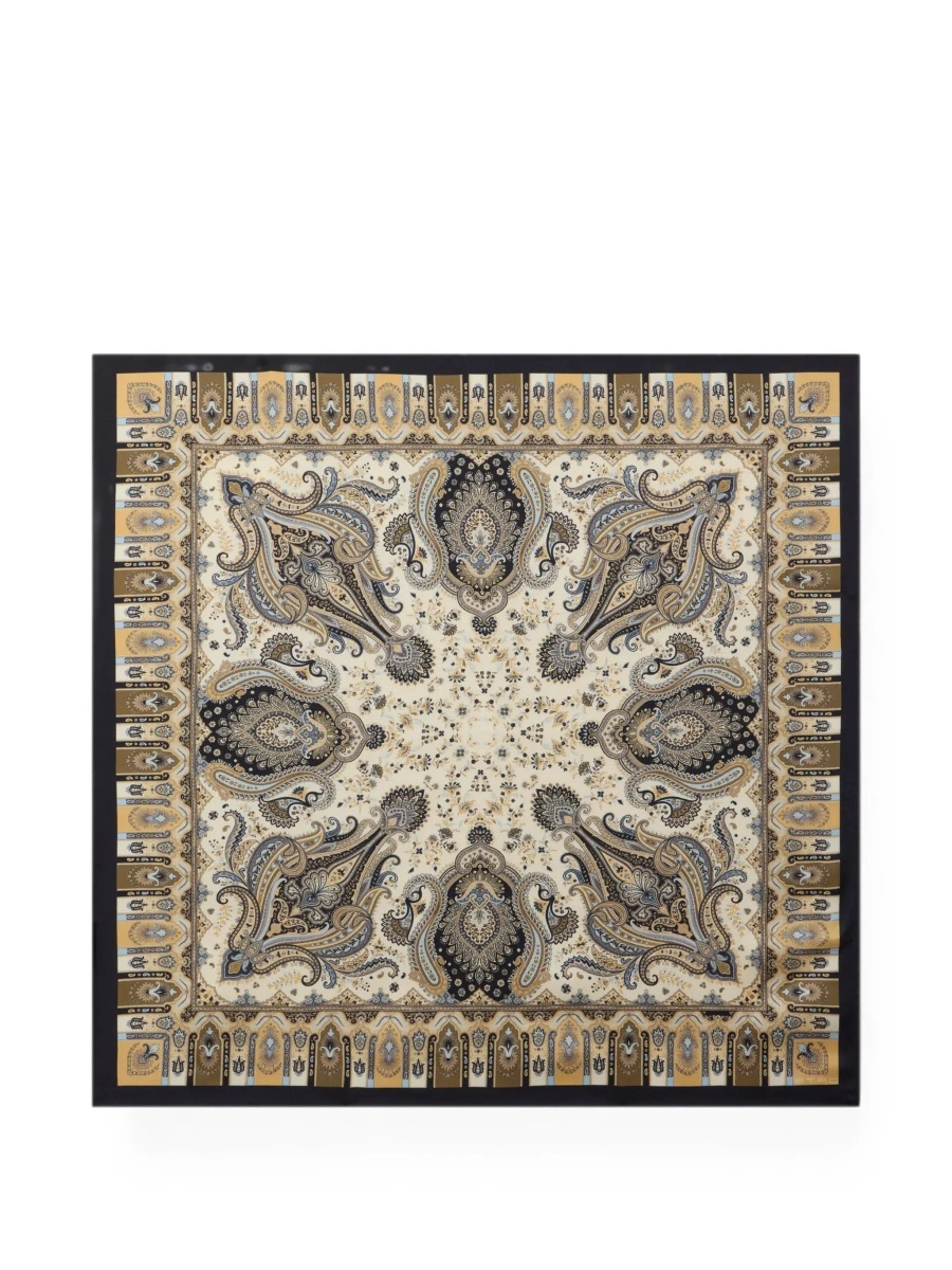 Esarfa ETRO multicolor din matase - Img 6