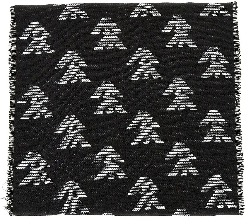 Esarfa Knitted scarf with Eagle motif - Img 2