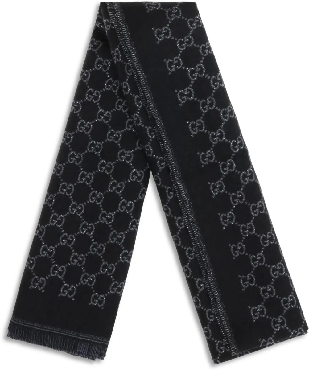 Esarfa Miss Stenny GG Monogram wool Scarf - Img 2