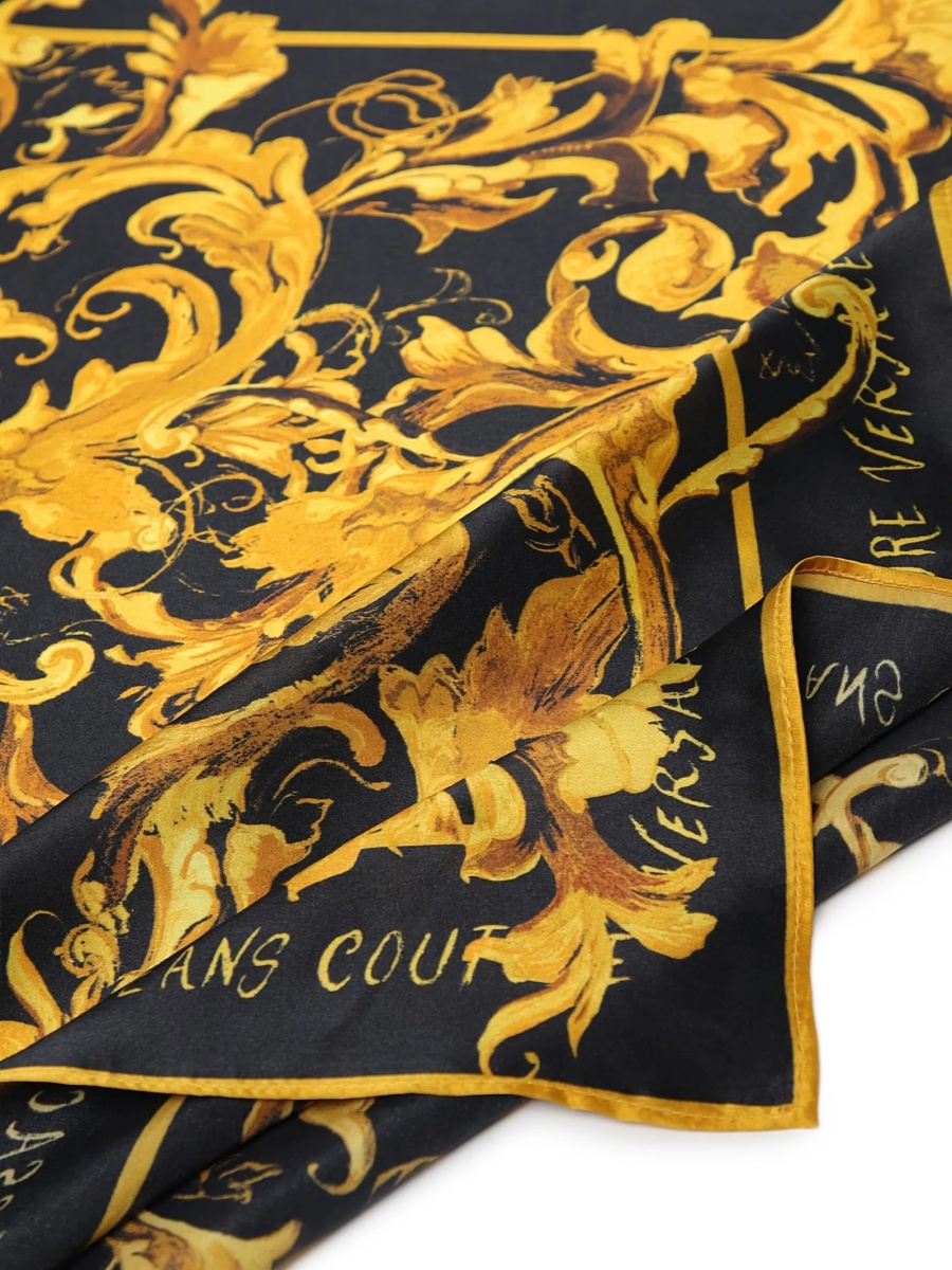 Esarfa Versace Jeans Couture neagra - Img 3