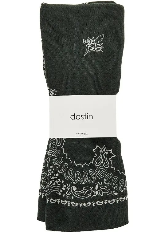 Esarfa Wool scarf with Bandanda motif - Img 2