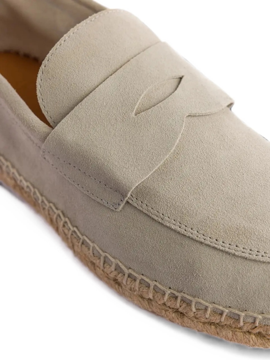 Espadrile ABARCA neutre din cauciuc si piele intoarsa - Img 5
