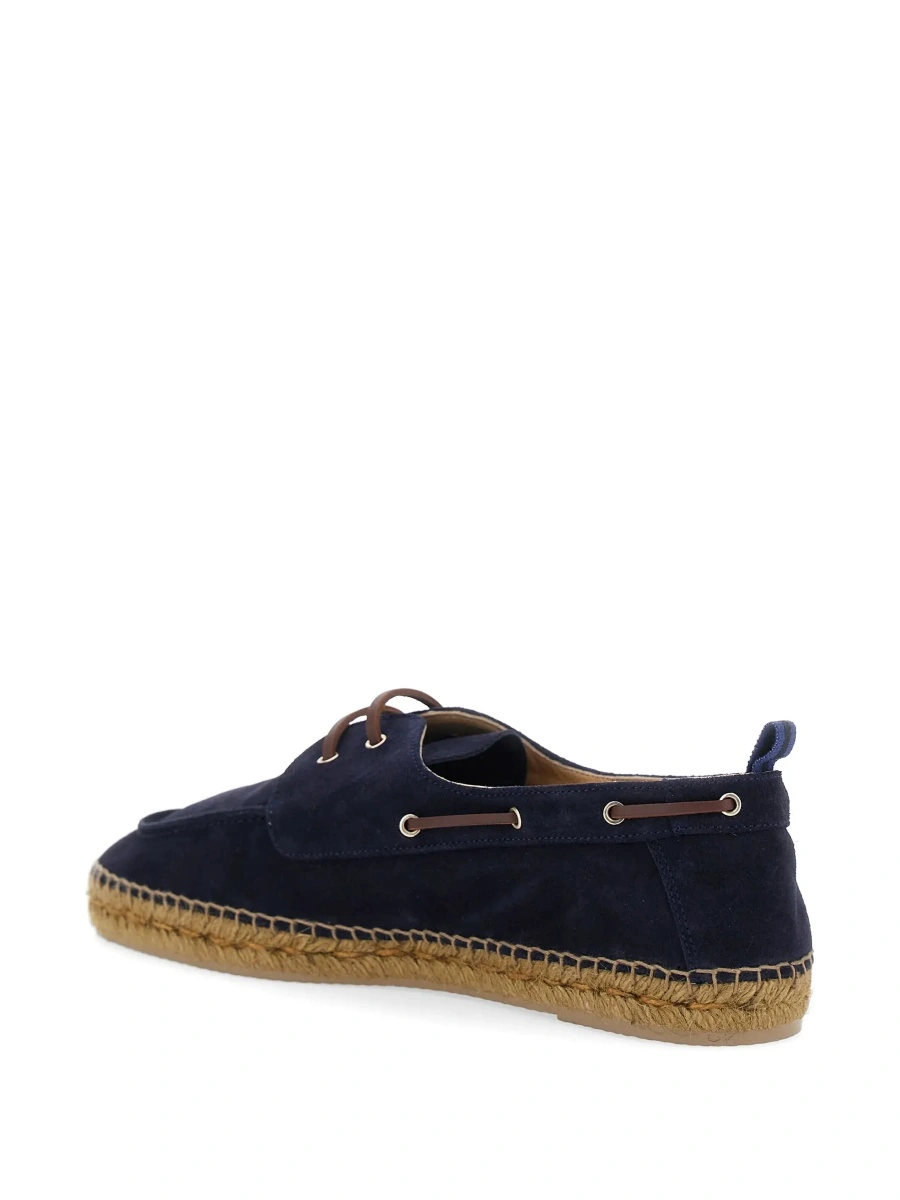 Espadrile CASTAÑER albastre din piele - Img 6