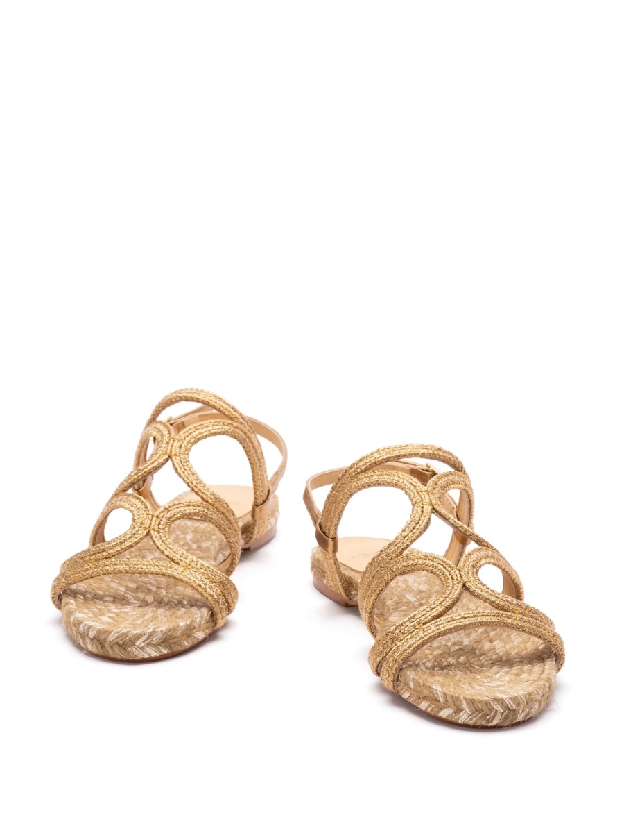 Espadrile CASTAÑER aurii - Img 3
