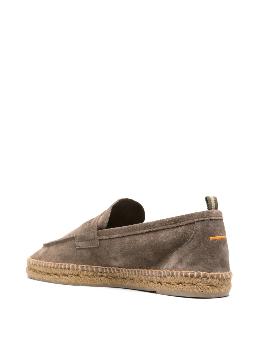 Espadrile CASTAÑER maro din piele intoarsa - Img 3