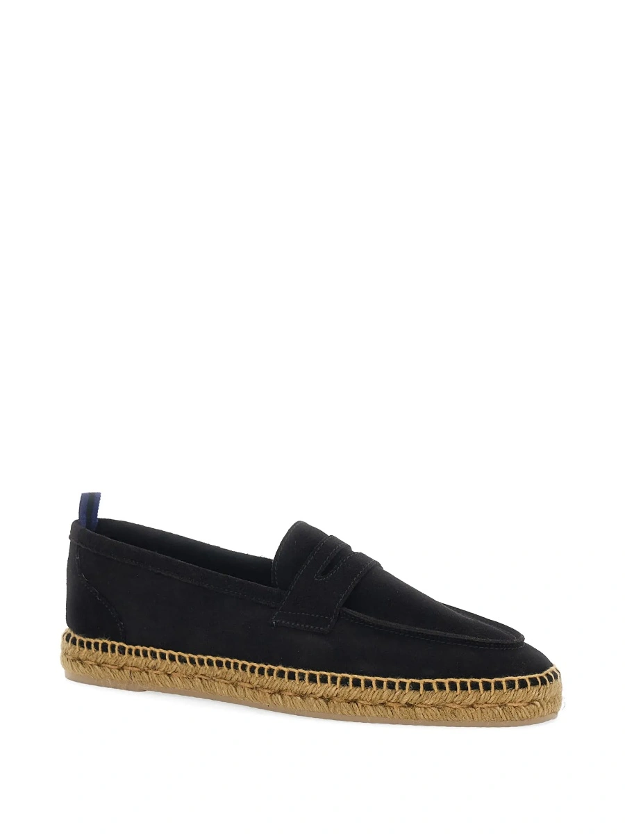 Espadrile CASTAÑER negre din piele intoarsa - Img 4