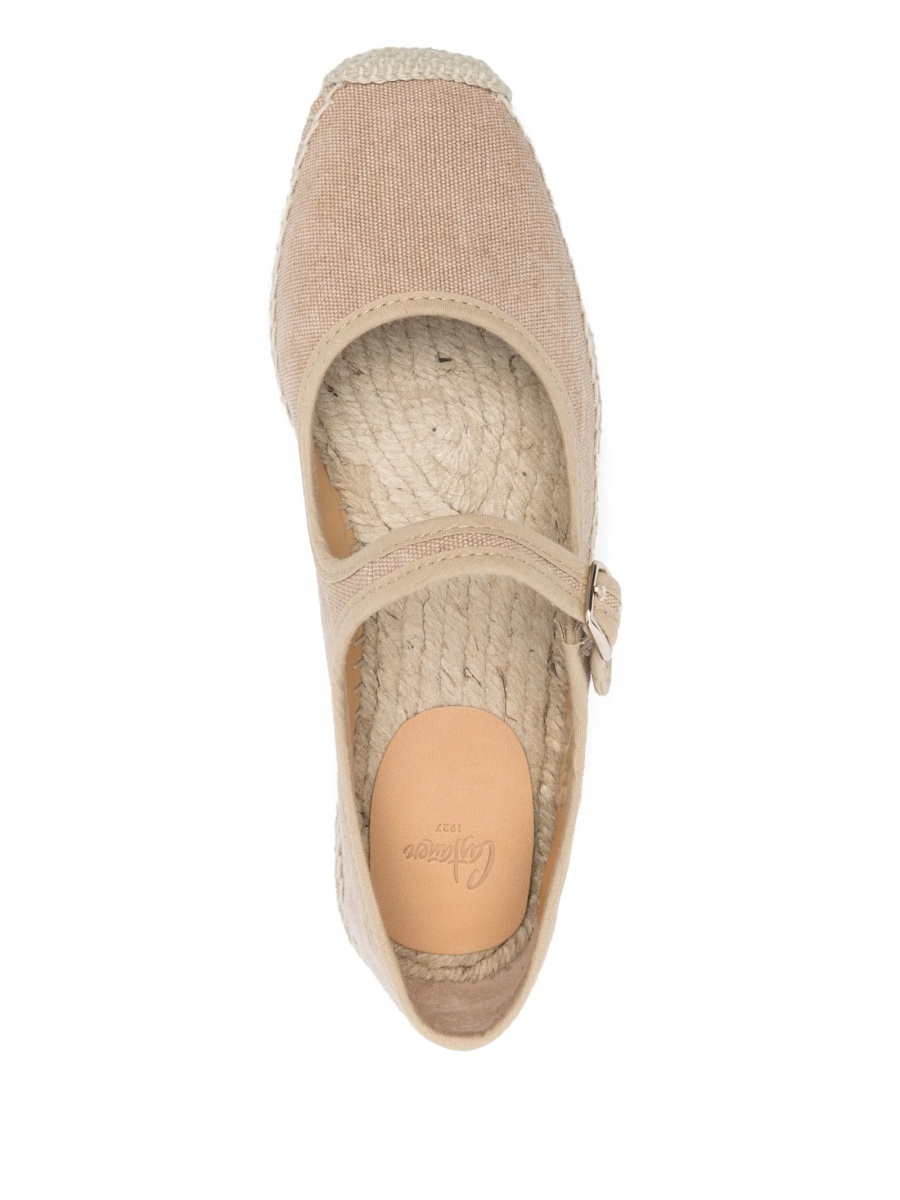 Espadrile CASTAÑER neutre din material textil - Img 4
