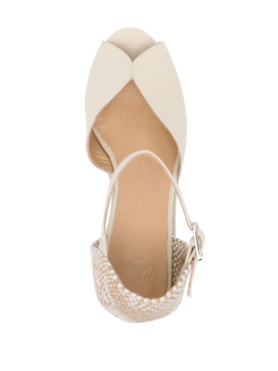 Espadrile CASTAÑER neutre din material textil - Img 4