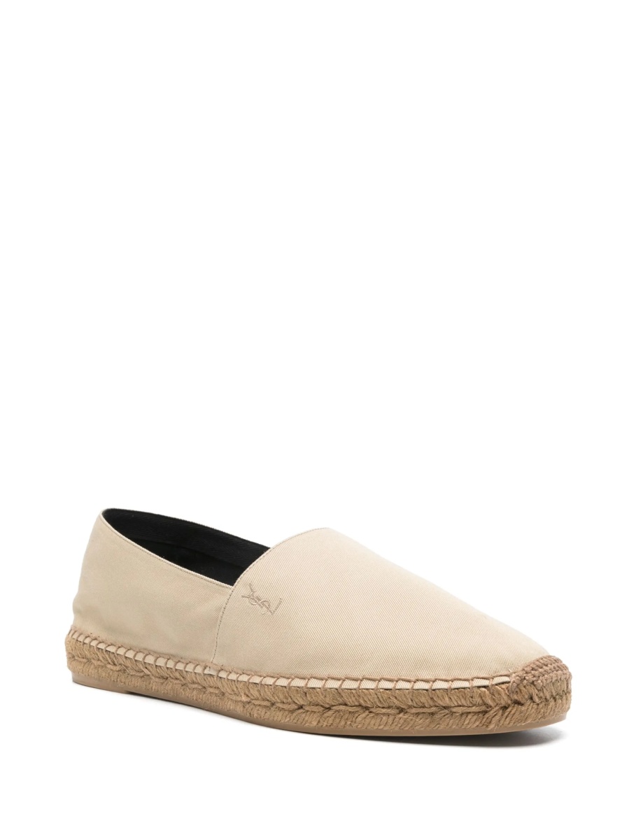 Espadrile Saint Laurent neutre din material textil - Img 2